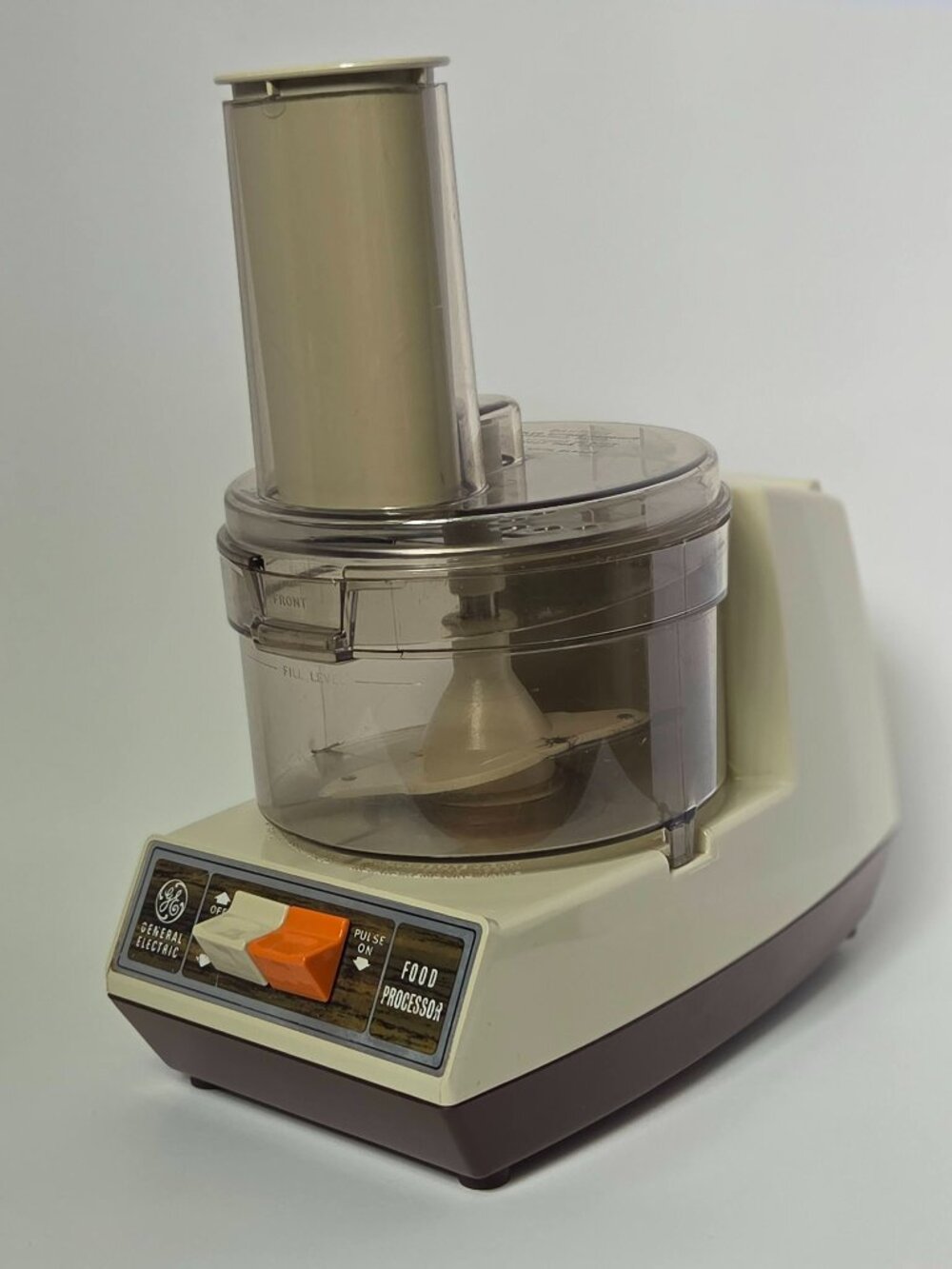 Vintage 1970s General Electric Food Processor GE FP1 Wood Grain Tested Working